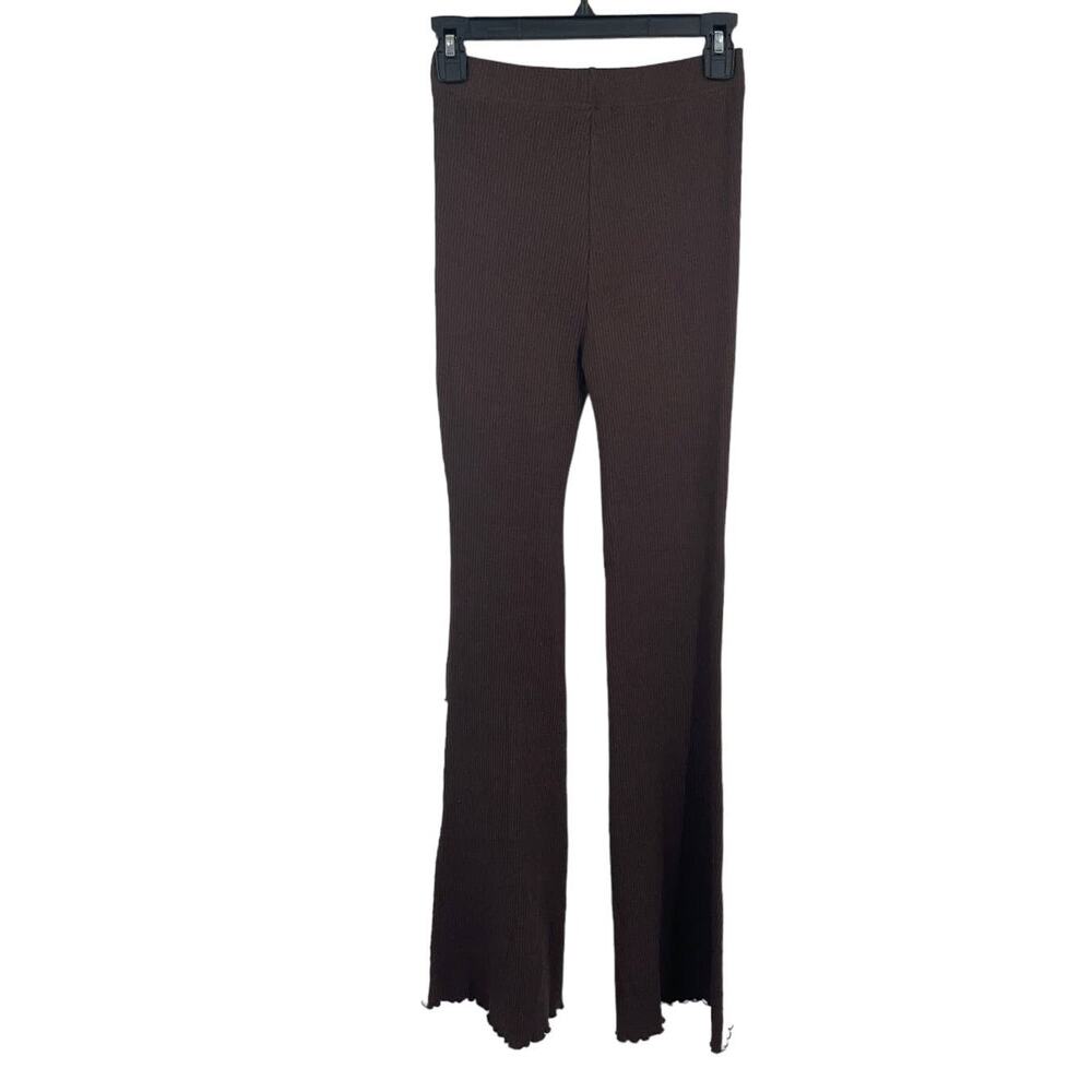 Topshop Pants Patchwork Contrast Flared Multi Col… - image 4